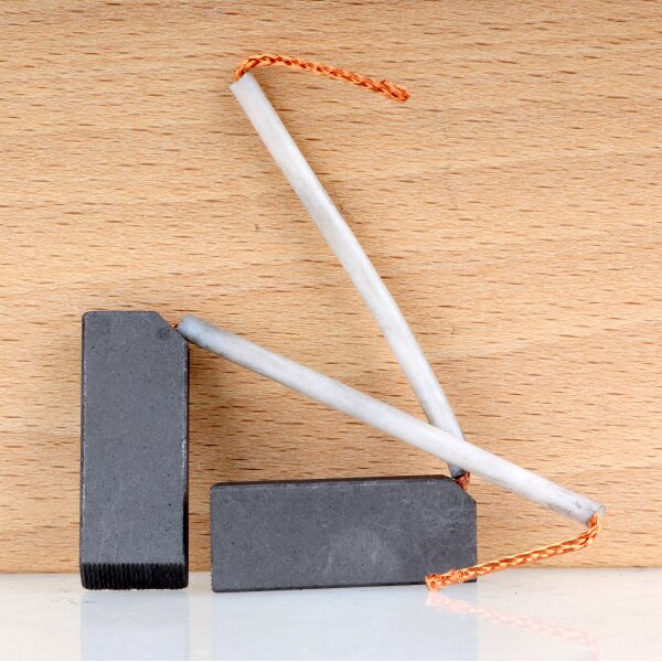 12,5x5x32,2mm Kohlebürsten Ersatz für Bosch Siemens Waschmaschine mit Lötanschluss (2 Stück)