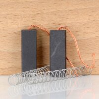 7x11x33mm Kohlebürsten ohne Halter mit 2 Federn Ersatz für Dyson Staubsauger (2 Stück)