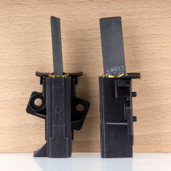 12,5x5x33mm Kohlebürsten mit Halter Ersatz für AEG, Bosch, Siemens Waschmaschine (2 Stück)
