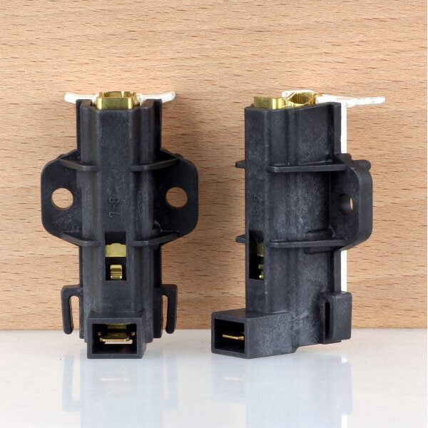 12x6x35mm Kohlebürsten mit Halter Ersatz für Arcelik/Beko Waschmaschine Neue Version (2 Stück)